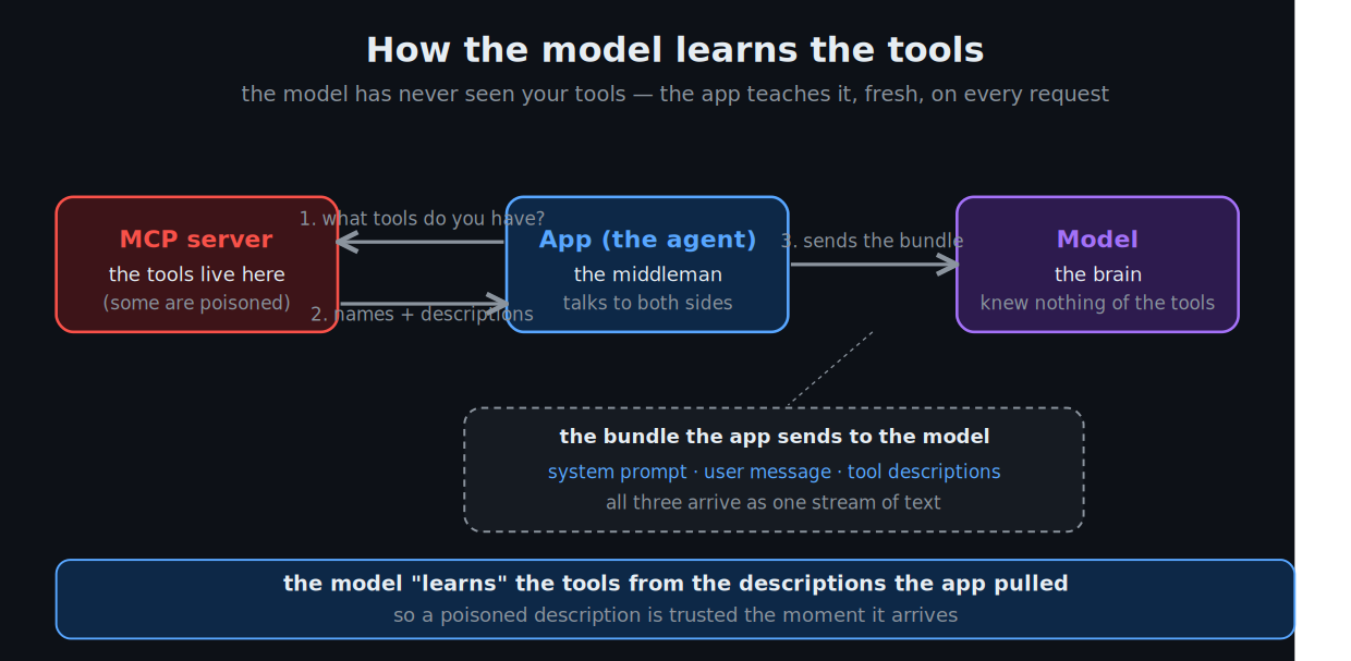 How the model learns the tools